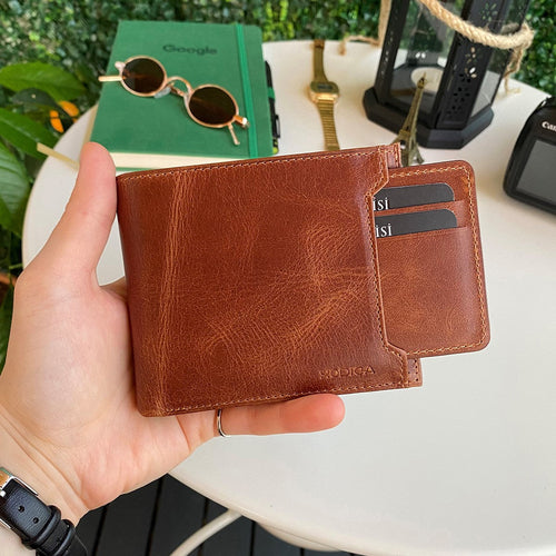 Dallas - Genuine Leather Kangaroo Wallet + Card Holder