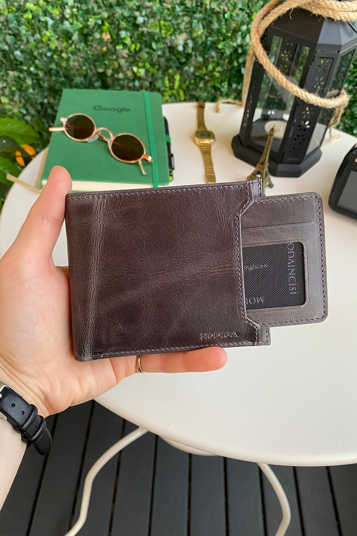 Dallas - Genuine Leather Kangaroo Wallet + Card Holder