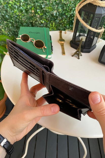 Dallas - Genuine Leather Kangaroo Wallet + Card Holder