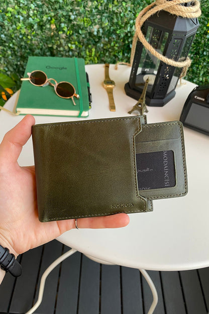 Dallas - Genuine Leather Kangaroo Wallet + Card Holder