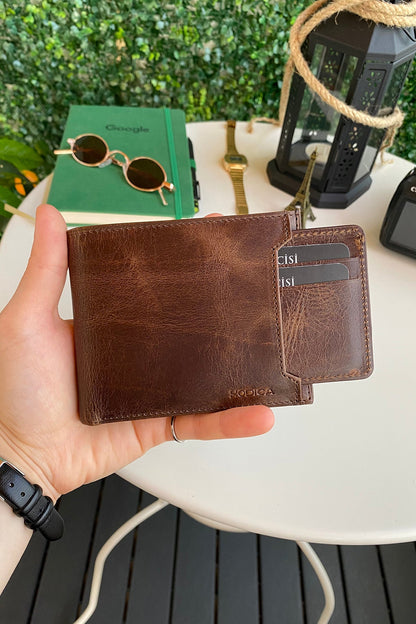 Dallas - Genuine Leather Kangaroo Wallet + Card Holder