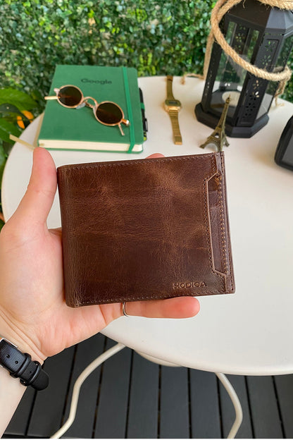 Dallas - Genuine Leather Kangaroo Wallet + Card Holder