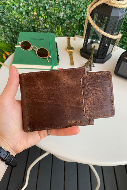 Dallas - Genuine Leather Kangaroo Wallet + Card Holder