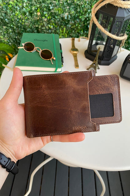 Dallas - Genuine Leather Kangaroo Wallet + Card Holder