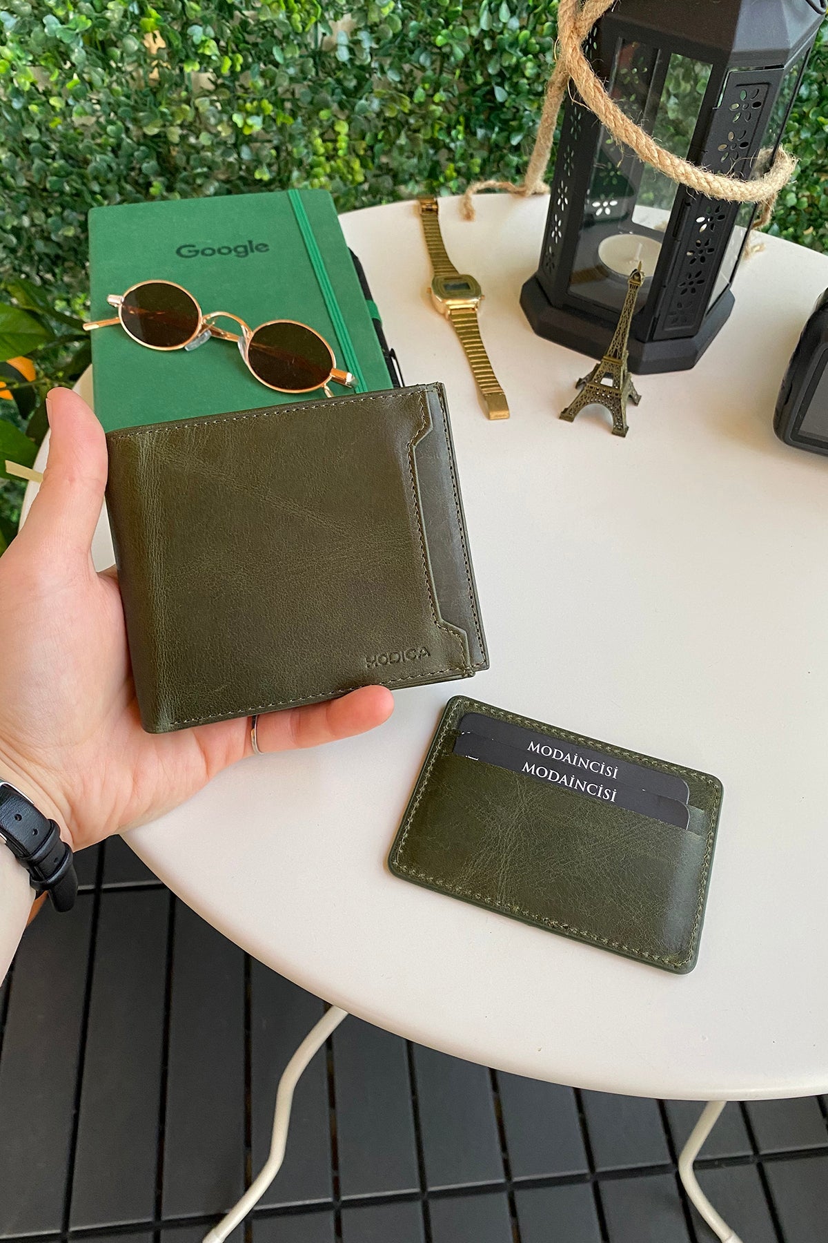 Dallas - Genuine Leather Kangaroo Wallet + Card Holder