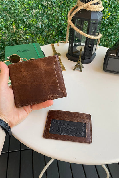 Dallas - Genuine Leather Kangaroo Wallet + Card Holder