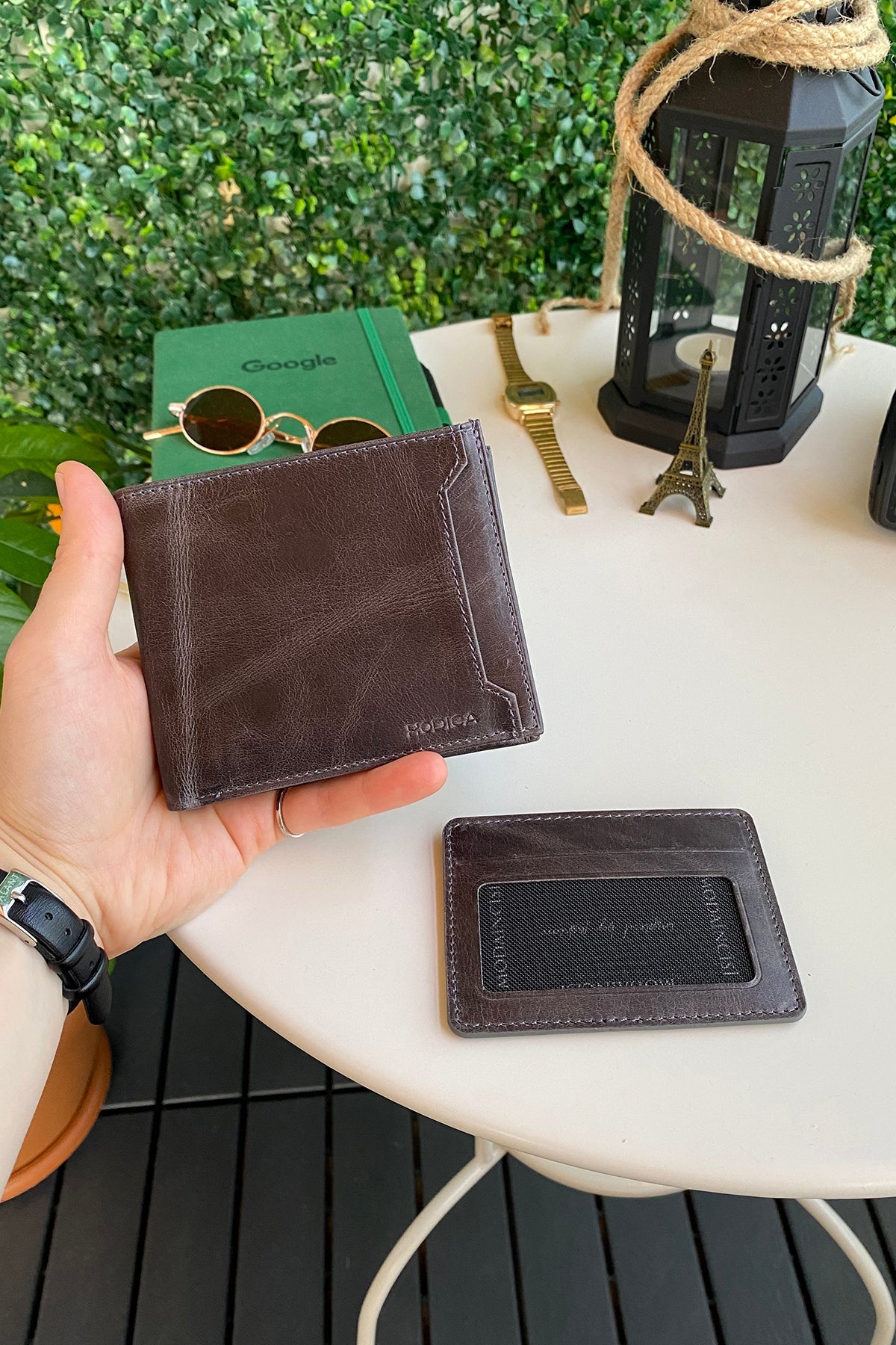 Dallas - Genuine Leather Kangaroo Wallet + Card Holder