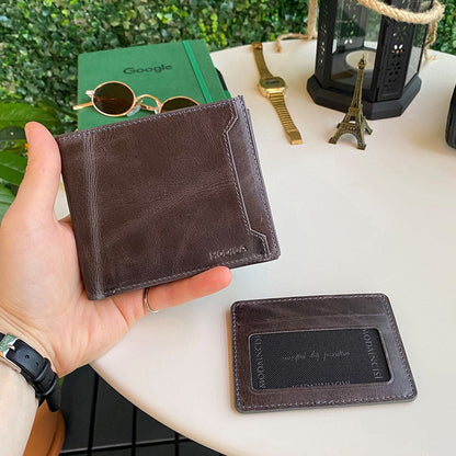 Dallas - Genuine Leather Kangaroo Wallet + Card Holder