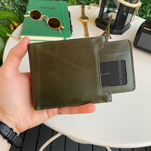 Dallas - Genuine Leather Kangaroo Wallet + Card Holder