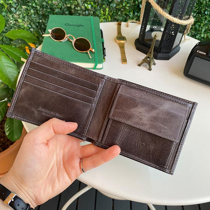 Dallas - Genuine Leather Kangaroo Wallet + Card Holder